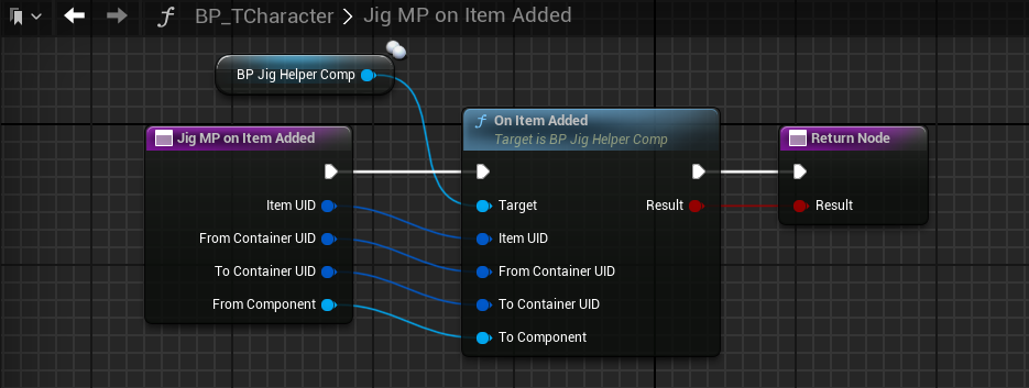 On Item Added forwarded to the helper component