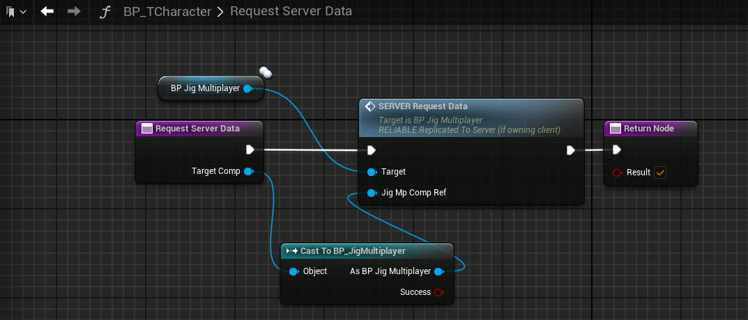 Blueprint function requesting loot data from the server